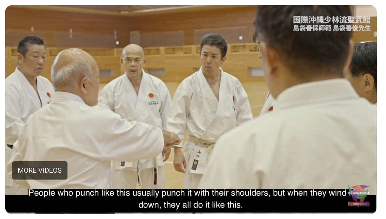 OKINAWA KARATE SEMINARS PLAYLIST on YOUTUBE