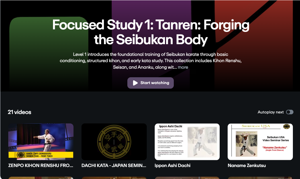Focused Study 1: Tanren: Forging the Seibukan Body