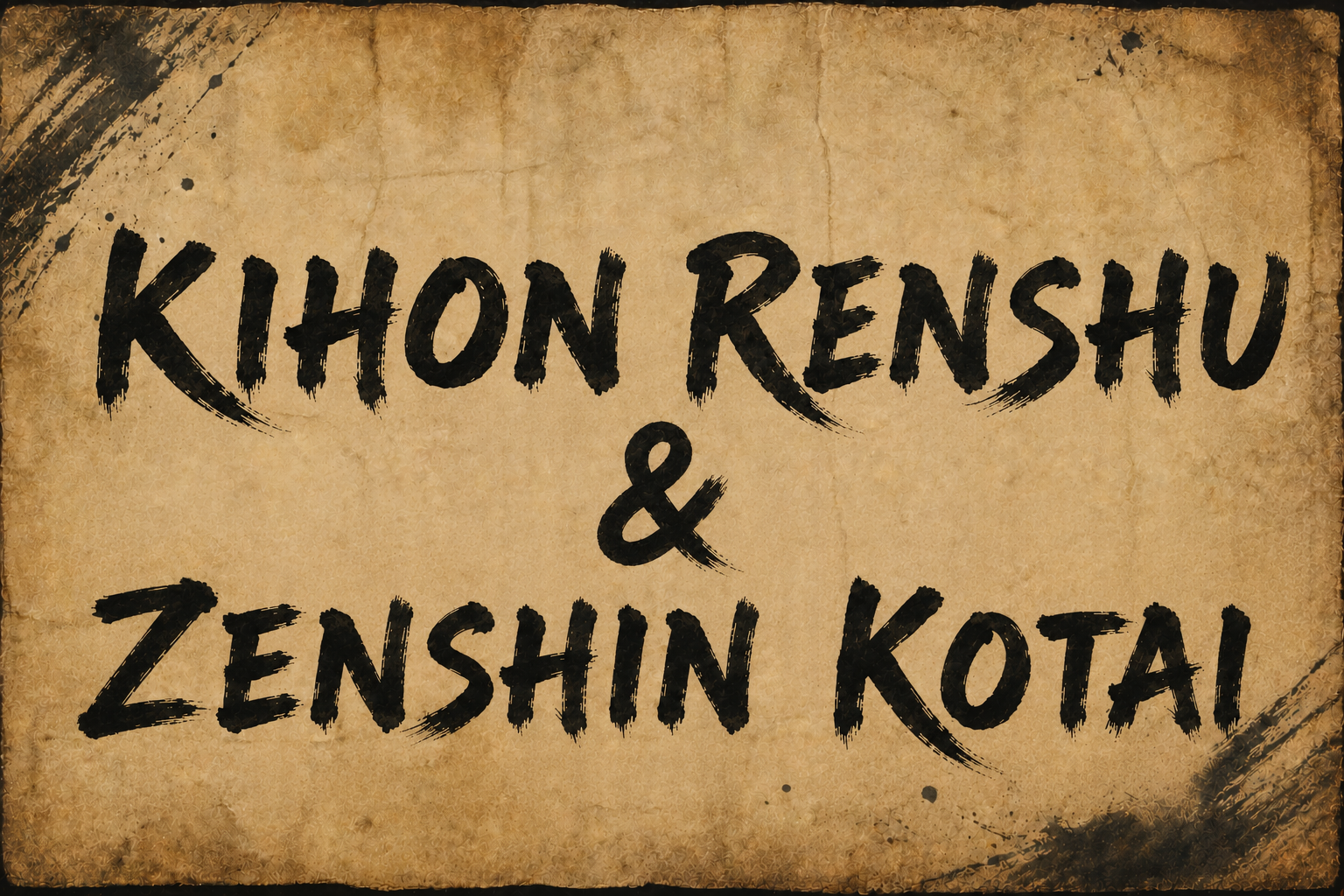 Official Seibukan Kihon Renshu (Basics) & Zenshin Kotai (Moving Drills) History and Video